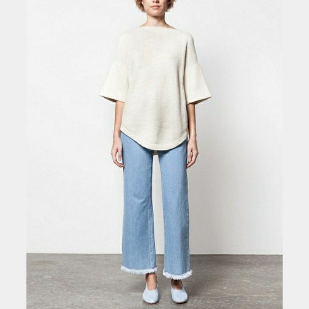 🌷 Lauren Manoogian Dovetail alpaca sweater